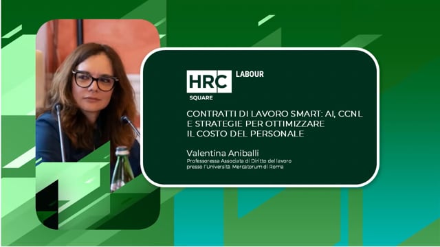 Thumbnail Contratti di lavoro smart - AI, CCNL e strategie per ottimizzare il costo del personale UNIVERSITÀ MERCATORUM DI ROMA