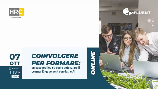 Thumbnail Coinvolgere per Formare: un caso pratico su come potenziare il Learner Engagement con dati e AI
