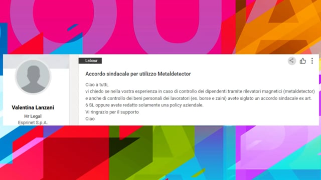 Thumbnail Accordo sindacale per metal detector NORTON ROSE FULBRIGHT STUDIO